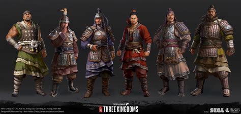 ArtStation - Total War: Three Kingdoms - Characters