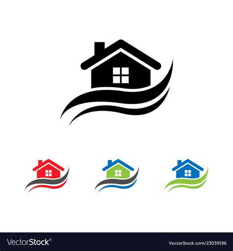 House logo design Royalty Free Vector Image - VectorStock