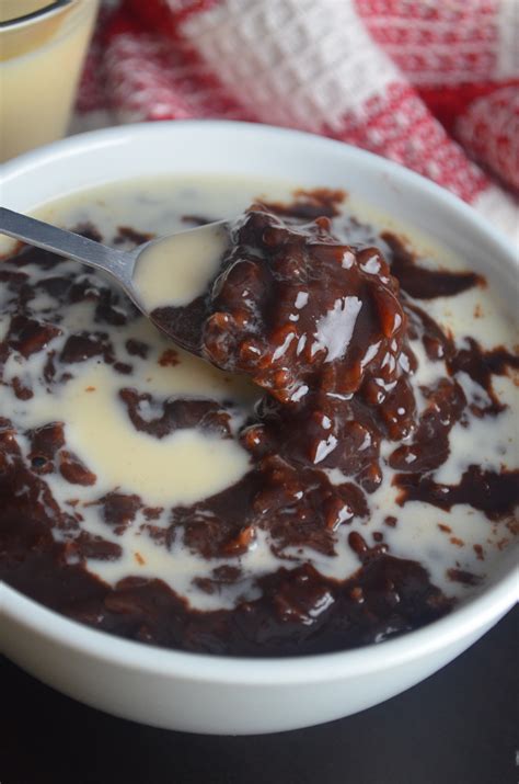 Champorado a Filipino Chocolate Rice Pudding