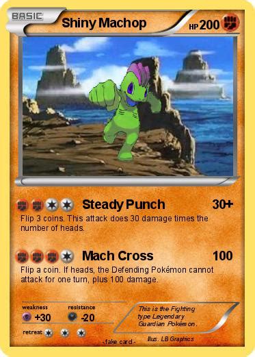 Pokémon Shiny Machop - Steady Punch - My Pokemon Card