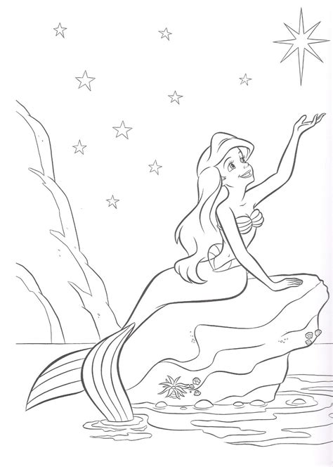 Ariel The Little Mermaid Coloring Pages | the little mermaid coloring pages