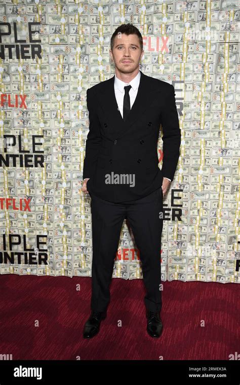 FILE - Garrett Hedlund attends the world premiere of "Triple Frontier ...