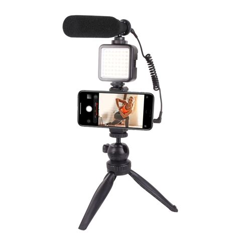 Professional Vlog Kit with Microphone and Light – Itvalore