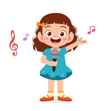 Kids Singing Clip Art