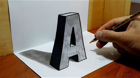 How To Draw 3d Art With Pencil