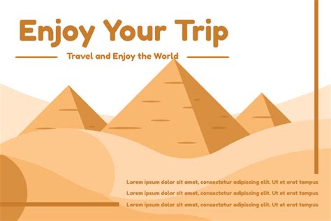 Enjoy Your Trip Greeting Card | Greeting Card Template