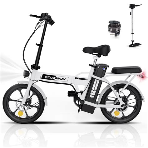 COLORWAY Electric Bike,500W/8.4Ah/36V Removable Battery E Bike ...