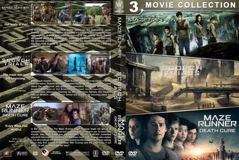 The Maze Runner Triple Feature (2014-2018) R1 Custom DVD Cover ...