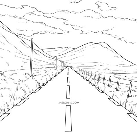 1 Point Perspective Drawing, Perspective Drawing Lessons, Perspective ...