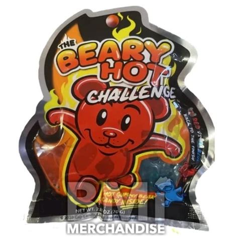 BEARY HOT GUMMY BEAR CHALLENGE CANDY