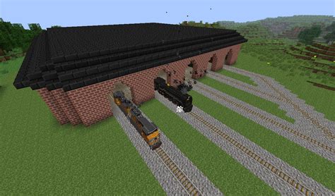 Railroad System with Traincraft Minecraft Map