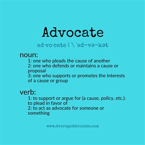 What is an advocate