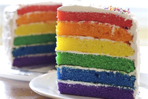 Rainbow Birthday Cake Recipe from Scratch - MakeBetterFood.com