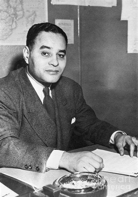 Dr. Ralph Bunche United Nations Official by Bettmann