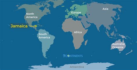 Jamaica Location On World Map – Map Vector