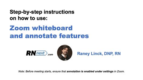 Zoom Whiteboard (Guide) - RNnext.com by Raney Linck