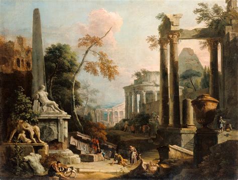 Landscape with Classical Ruins and Figures (Getty Museum) | Roman ...