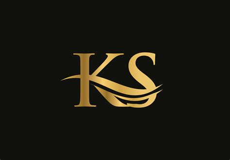 KS Linked Logo for business and company identity. Creative Letter KS ...