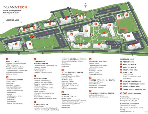 Keene State College Campus Map