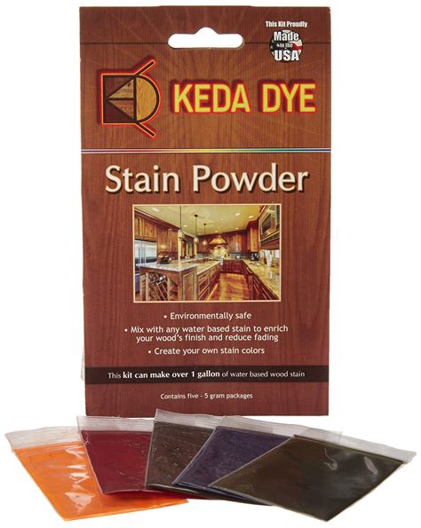 Buy Wood Dye - Aniline Dye 5 Color Kit - Wood Stain Kit Online at ...