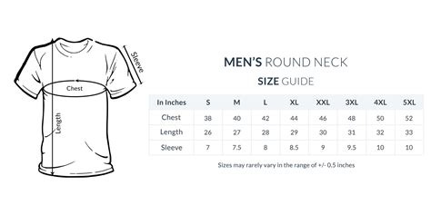 T-Shirt Size Guide/Chart - 9thson