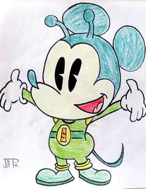 Martian Mickey by JuanpaDraws on DeviantArt