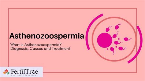 What is Asthenozoospermia? - Diagnosis, Causes and Treatment