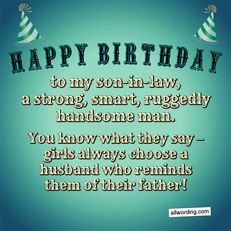 Son N Law Birthday Quotes - ShortQuotes.cc