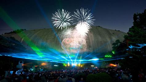 Stone Mountain laser show takes a bow (sort of) - Axios Atlanta