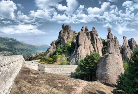 The Belogradchik Rocks are a group of strange shaped sandstone and ...