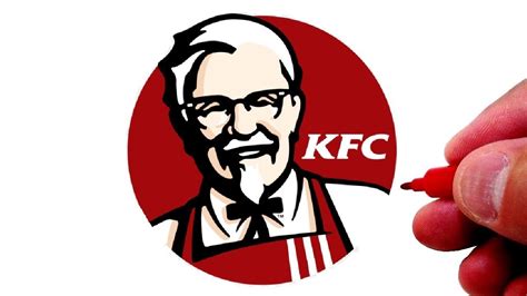 How To Draw the KFC Logo - YouTube