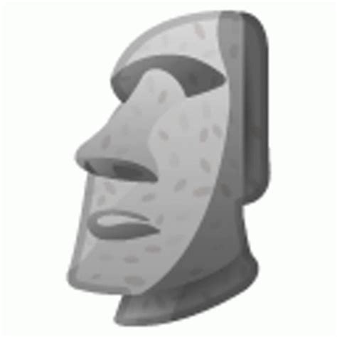 Moai Emoji Sticker - Moai Emoji - Discover & Share GIFs