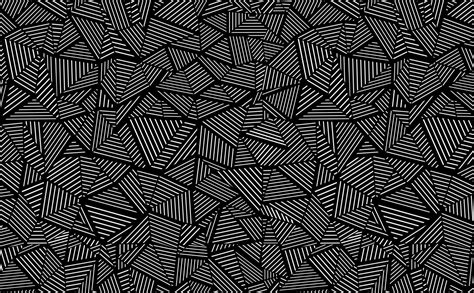 Black Geometric Pattern Wallpaper for Walls