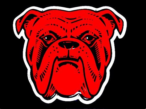 Red Dog Logo - ProSportStickers.com