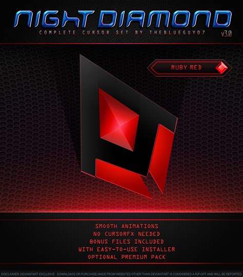 Night Diamond v3.0 | Ruby Red by BIueGuy on DeviantArt