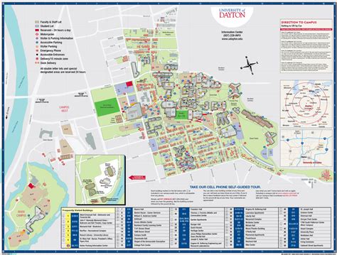 University Of Dayton Campus Map Printable