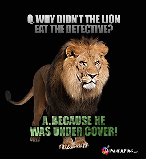 Lion Jokes, Roar Puns, King of the Jungle LOLs 3 | PainfulPuns.com