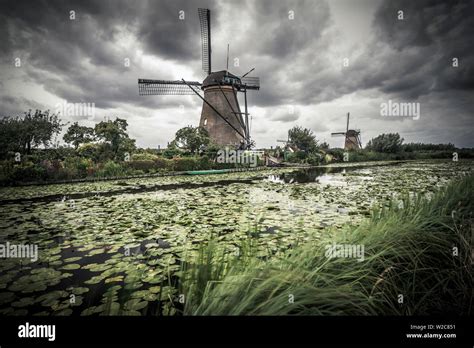 Netherlands, South Holland, Kinderdijk (UNESCO World Heritage Site ...