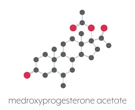 Medroxyprogesterone Acetate Progestin Hormone Drug Photograph by ...