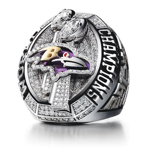 Super Bowl XLVII 2012 Baltimore Ravens Championship Ring sale at $181. ...