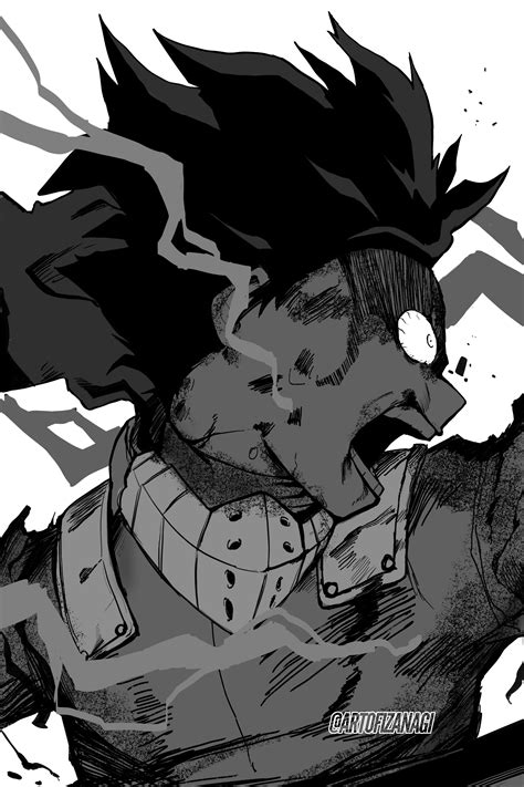 Deku Rage Manga Panel - art-whatup