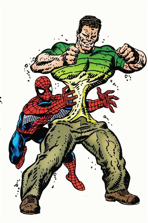 Spider-Man vs Sandman by John Byrne | Marvel, dc characters, Marvel ...