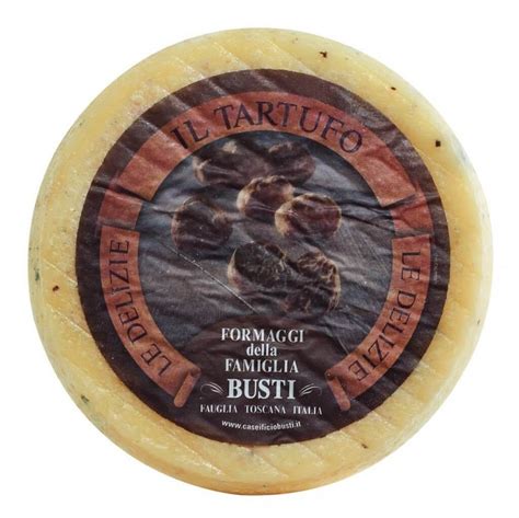 Pecorino tartufo, semi-hard cheese made from sheep`s milk with truffles ...