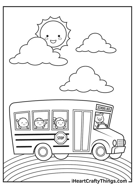 Magic School Bus Coloring Pages Free