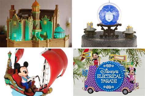 New Haunted Mansion Musical & Light-up Collection, Disney's Electrical ...