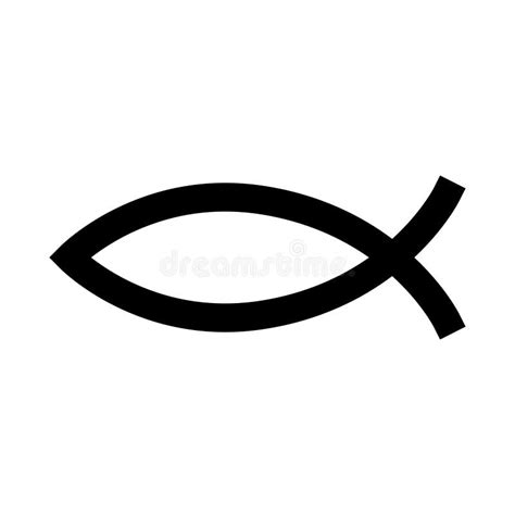 Ichthus Fish Christian Symbol Stock Vector - Illustration of church ...