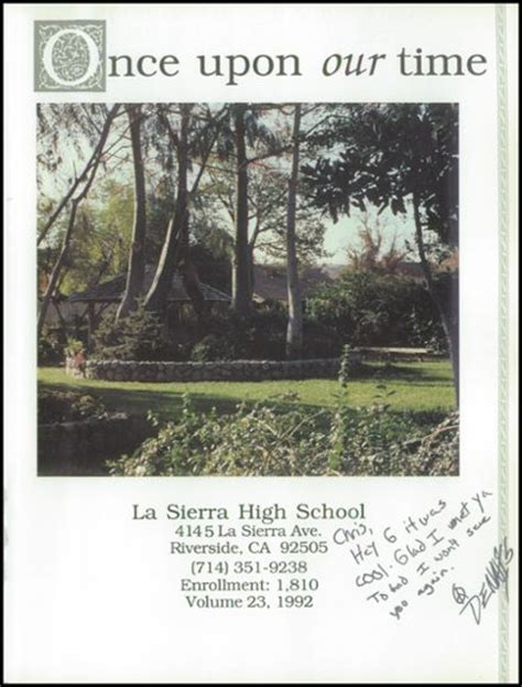 Explore 1992 La Sierra High School Yearbook, Riverside CA - Classmates