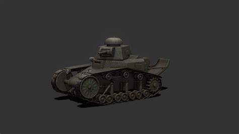 Ms-1 Light Tank - Download Free 3D model by Scape (@scape11) [a60b4e4 ...