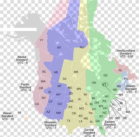 Newfoundland Time Zone Map