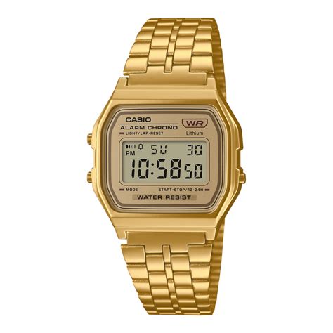 A158WETG-9AVT | Vintage All Gold Metal Watch | CASIO